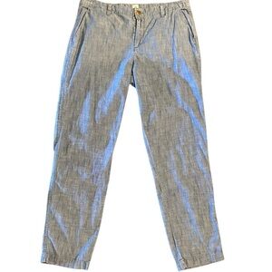 GAP denim Blue Chambray Trousers Chinos straight leg 
basic normcore